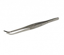 Пинцет 29,5см нержавеющая сталь, загнутый носик, Катунь 0195